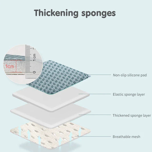 Baby Knee Pads | Kids Crawling Safety Protector | Soft Leg Warmers for Infants & Toddlers | Anti-Slip Cushion Pads - Kidohop