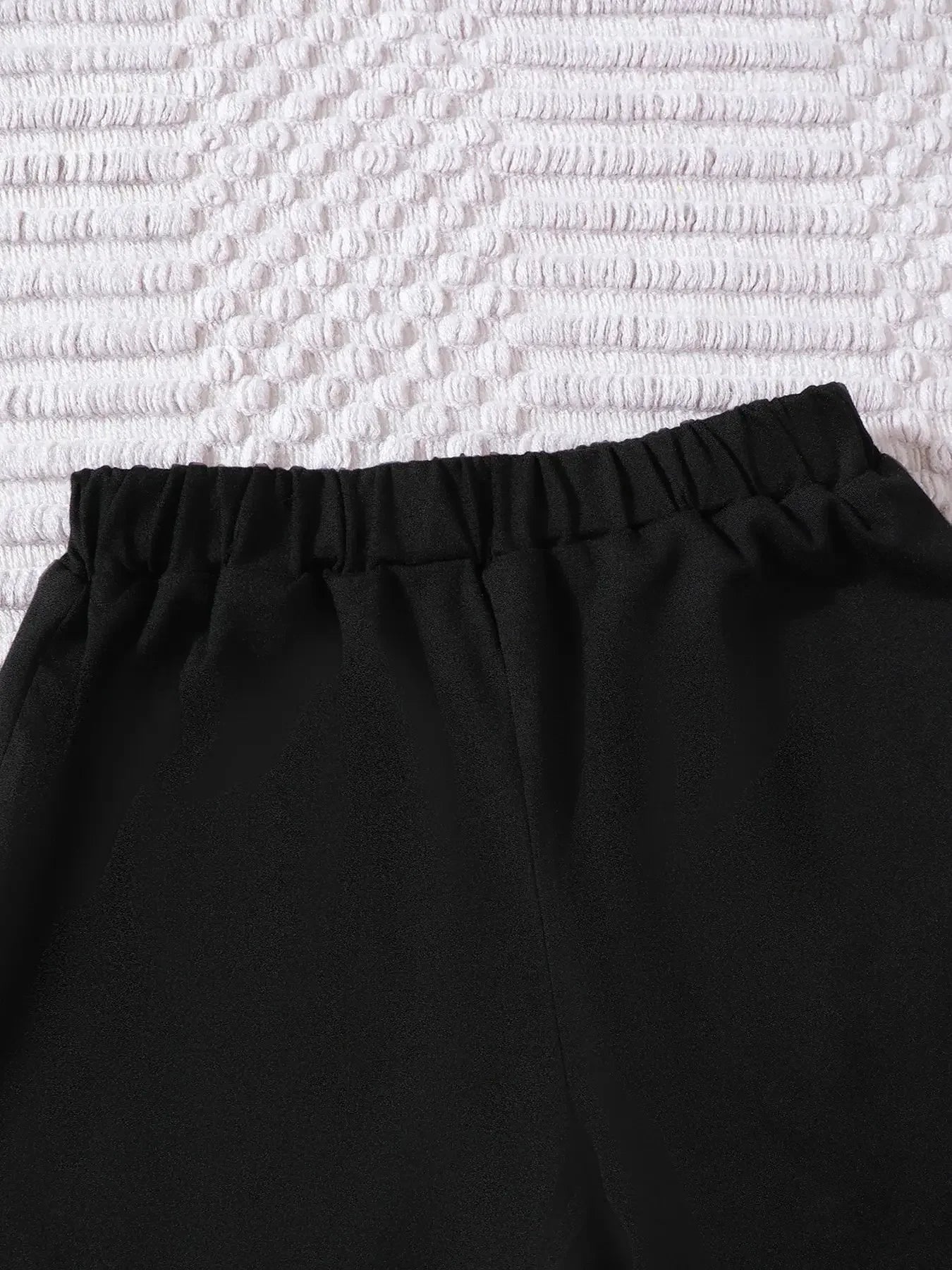 Kids Color Block Short Sleeve Top and Shorts Set – Two-Piece Summer Outfit for Boys & Girls - Kidohop