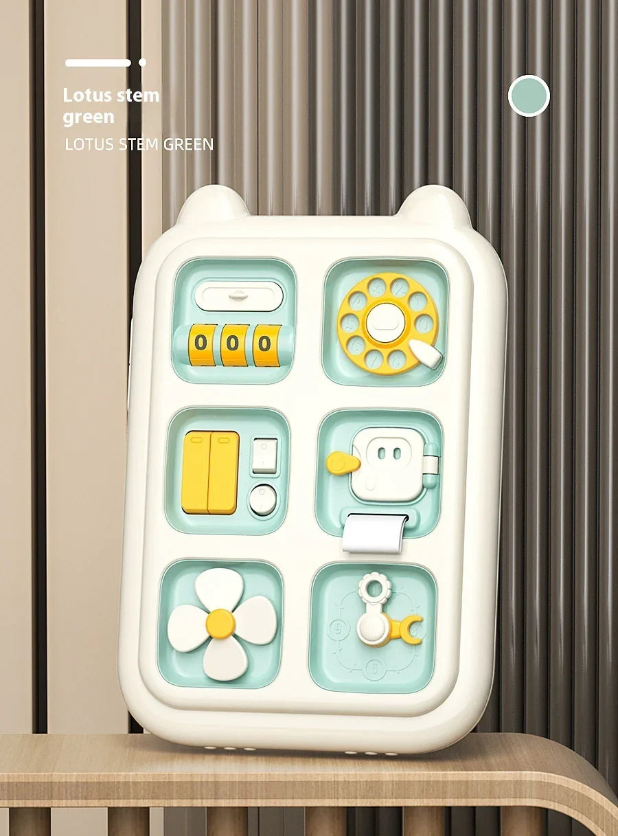 Children’s Busy Board | Montessori Fine Motor Skill Educational Toy | Multi-Functional Sensory Learning Activity Board for Toddlers - Kidohop