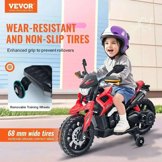 12V Electric Ride-On Motorcycle for Kids | Realistic Battery-Powered Bike Toy - Kidohop