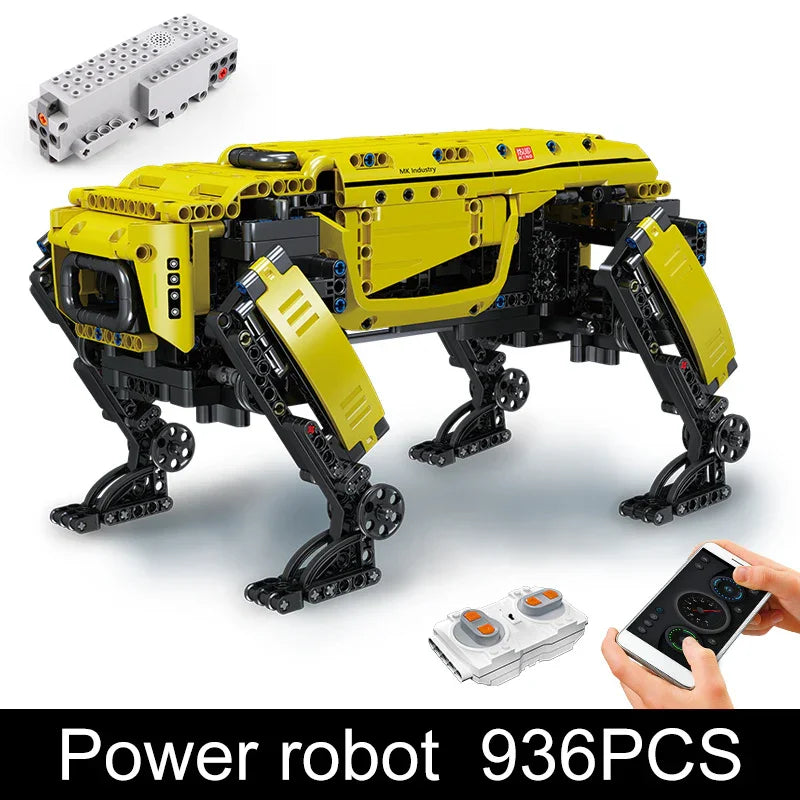 Mechanical Electric Robot Dog – Remote Control Puzzle Assembly Model - Kidohop