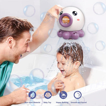 Octopus Fountain Bath Toy | Rotating Water Spray Toy for Babies & Toddlers | Fun Bathtub & Pool Sprinkler Toy - Kidohop