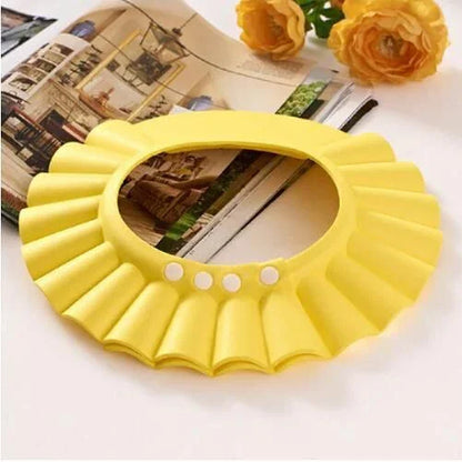 Adjustable Baby Shower Cap | Eco-Friendly Waterproof Bath Hat | Kids Shampoo Shield for Toddlers & Infants - Kidohop