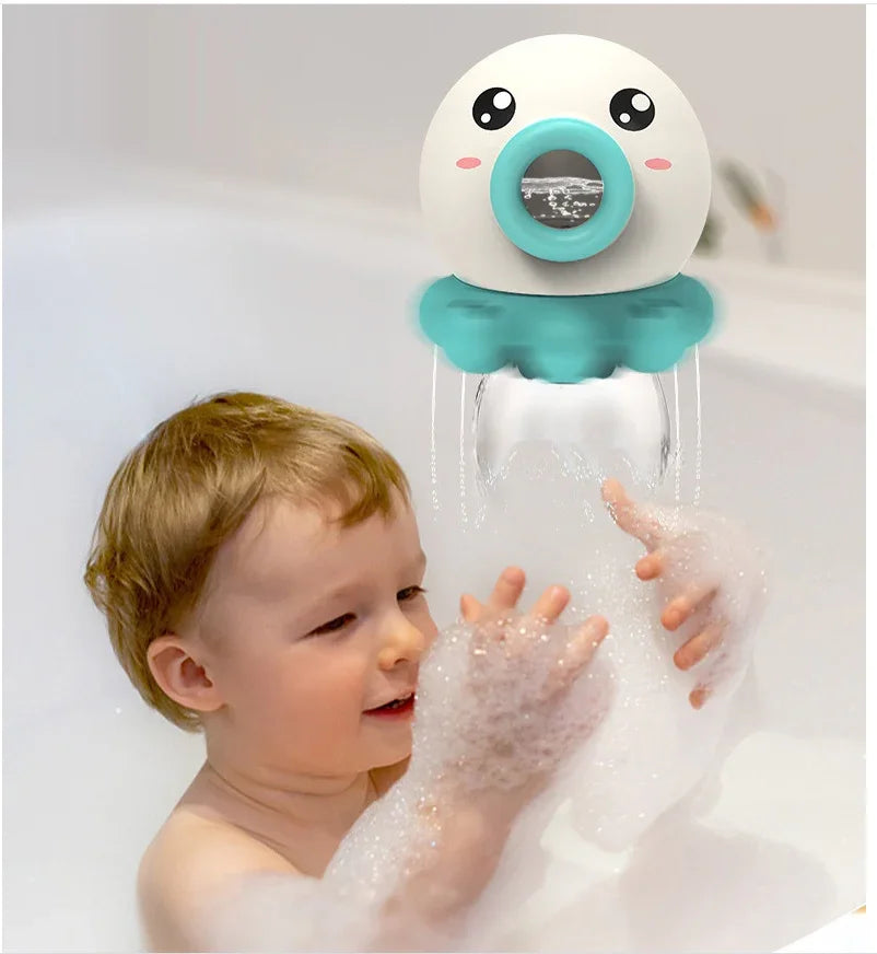 Octopus Fountain Bath Toy | Rotating Water Spray Toy for Babies & Toddlers | Fun Bathtub & Pool Sprinkler Toy - Kidohop