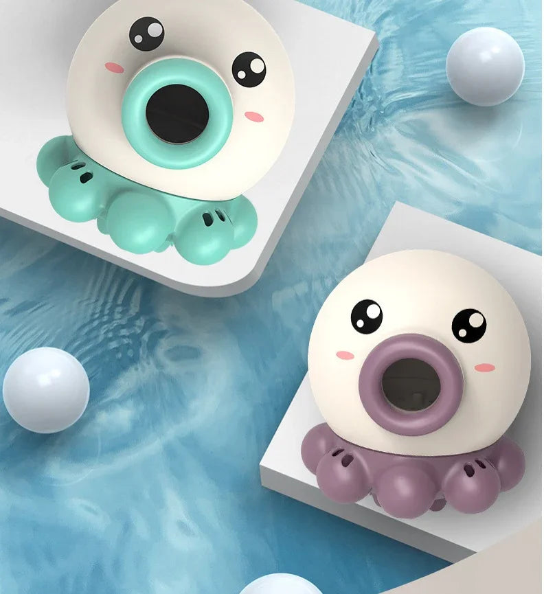 Octopus Fountain Bath Toy | Rotating Water Spray Toy for Babies & Toddlers | Fun Bathtub & Pool Sprinkler Toy - Kidohop