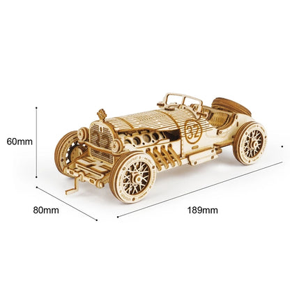 Car 3D Wooden Puzzle – DIY Racing Vehicle Model | Assembly Toy for Kids & Adults