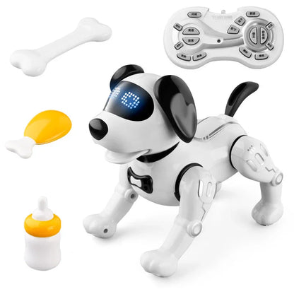 Smart Remote Control Robot Dog Children's Early Educational Toy Parent-Child Puzzle Interaction Electronic Pet Sing Dog Kid Gift - Kidohop