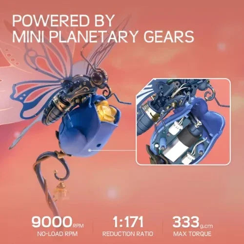 ROKR Starry Blue Mechanical Butterfly | 3D Puzzle DIY Model Kit | Plastic Assembly Toy for Kids & Adults | Creative Christmas Gift - Kidohop