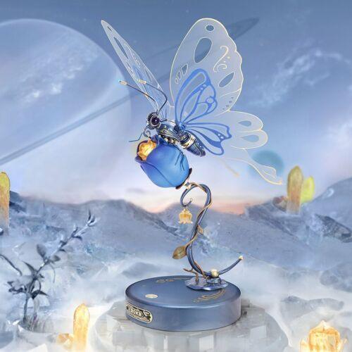 ROKR Starry Blue Mechanical Butterfly | 3D Puzzle DIY Model Kit | Plastic Assembly Toy for Kids & Adults | Creative Christmas Gift - Kidohop