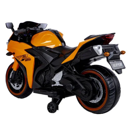 Kids Motorcycle 12V Motorcycle For Kids 3 4 5 6 Years Boys Girls 12v7ah Kids Motorcycle Ride On Toy With Training Wheels Manual Throttle Drive By Hand Lighting Wheels - Kidohop