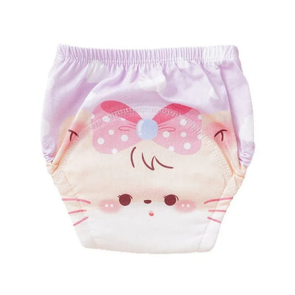 Pure Cotton Reusable Baby Diaper Underwear | Washable Potty Training Pants