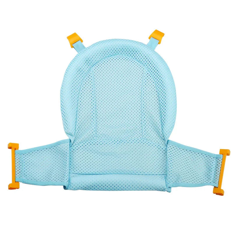 Baby Shower Bed Bath Support | Floating Bath Cushion with Safety Buckle | Soft Mesh Infant Bath Seat - Kidohop