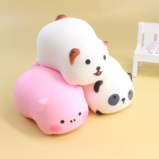 Small Animal Squeeze Toys (3 PCS) – Stress Relief Fun