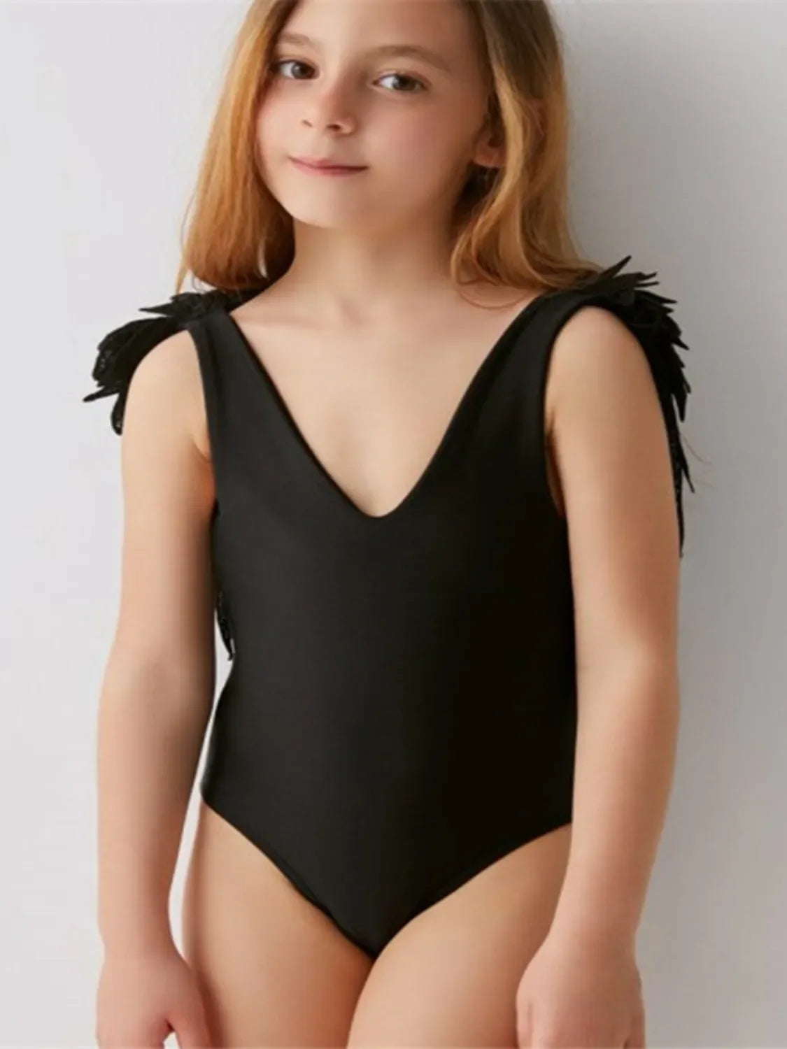 Backless Wide Strap Parent-Child Swimwear - Kidohop