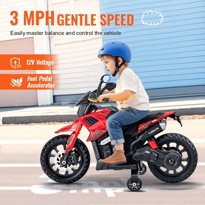 Christmas Gift – 12V Electric Ride-On Motorcycle for Kids - Kidohop