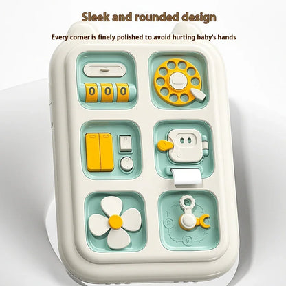 Children’s Busy Board | Montessori Fine Motor Skill Educational Toy | Multi-Functional Sensory Learning Activity Board for Toddlers - Kidohop