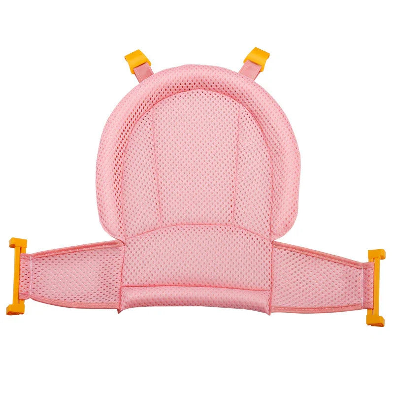 Baby Shower Bed Bath Support | Floating Bath Cushion with Safety Buckle | Soft Mesh Infant Bath Seat - Kidohop