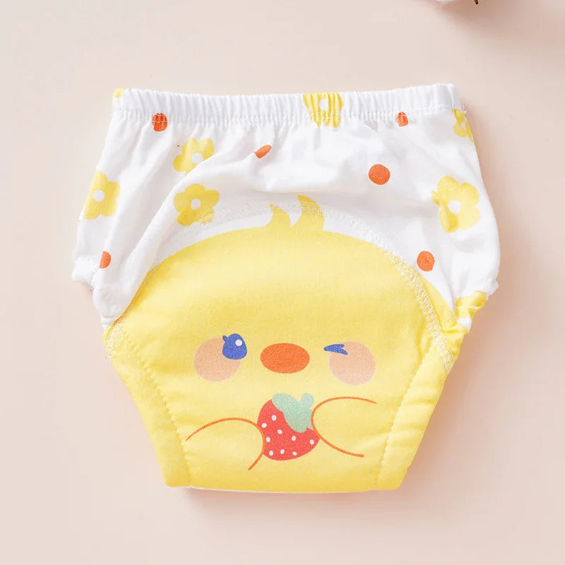 Pure Cotton Reusable Baby Diaper Underwear | Washable Potty Training Pants