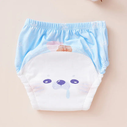 Pure Cotton Reusable Baby Diaper Underwear | Washable Potty Training Pants