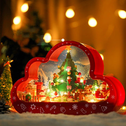 Magic Mirror Cloud Light: DIY LED Building Block Lamp & Christmas Gift