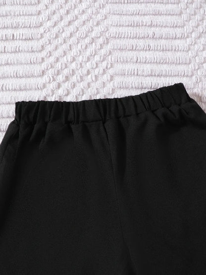 Kids Color Block Short Sleeve Top and Shorts Set – Two-Piece Summer Outfit for Boys &amp; Girls - Kidohop