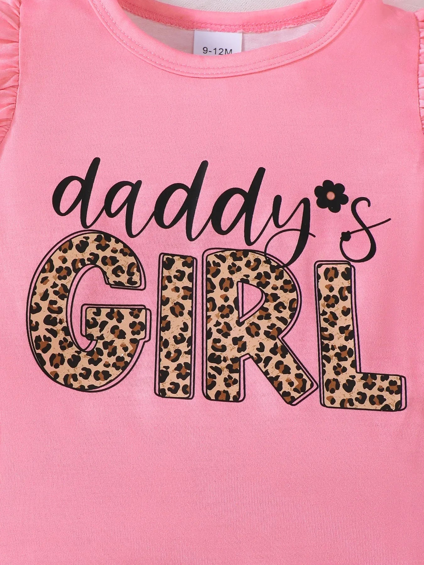 Baby Girls Ruffle Sleeve Top, Shorts & Headband 3-Piece Outfit Set – Letter Print Summer Clothes - Kidohop