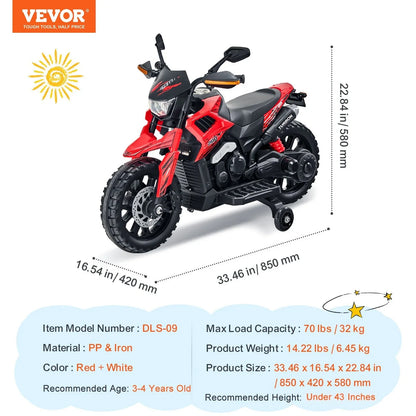 Christmas Gift – 12V Electric Ride-On Motorcycle for Kids - Kidohop