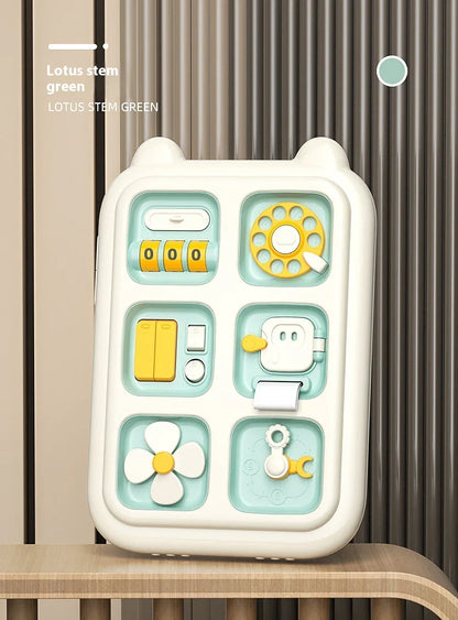 Children’s Busy Board | Montessori Fine Motor Skill Educational Toy | Multi-Functional Sensory Learning Activity Board for Toddlers - Kidohop