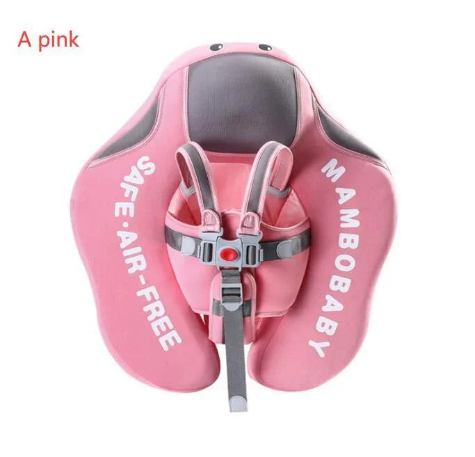 Baby Swimming Ring Float | 3D Fabric Infant Pool Float | Safe Non-Inflatable Pearl Foam Swim Trainer for Kids - Kidohop