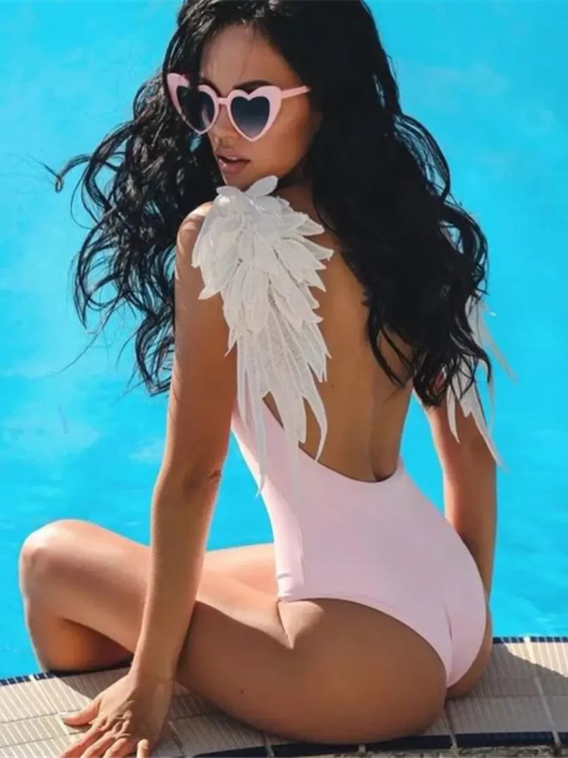 Backless Wide Strap Parent-Child Swimwear - Kidohop