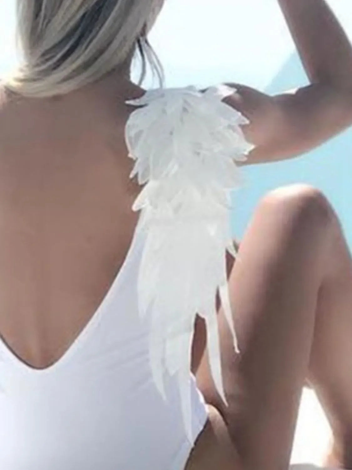 Backless Wide Strap Parent-Child Swimwear - Kidohop