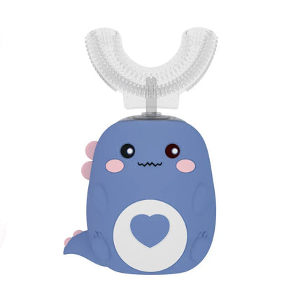 Children’s Electric Toothbrush | 360° U-Shaped Smart Toothbrush for Kids | Food Grade Silicone, Automatic, USB Rechargeable - Kidohop