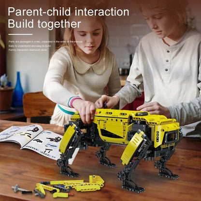 Mechanical Electric Robot Dog – Remote Control Puzzle Assembly Model - Kidohop