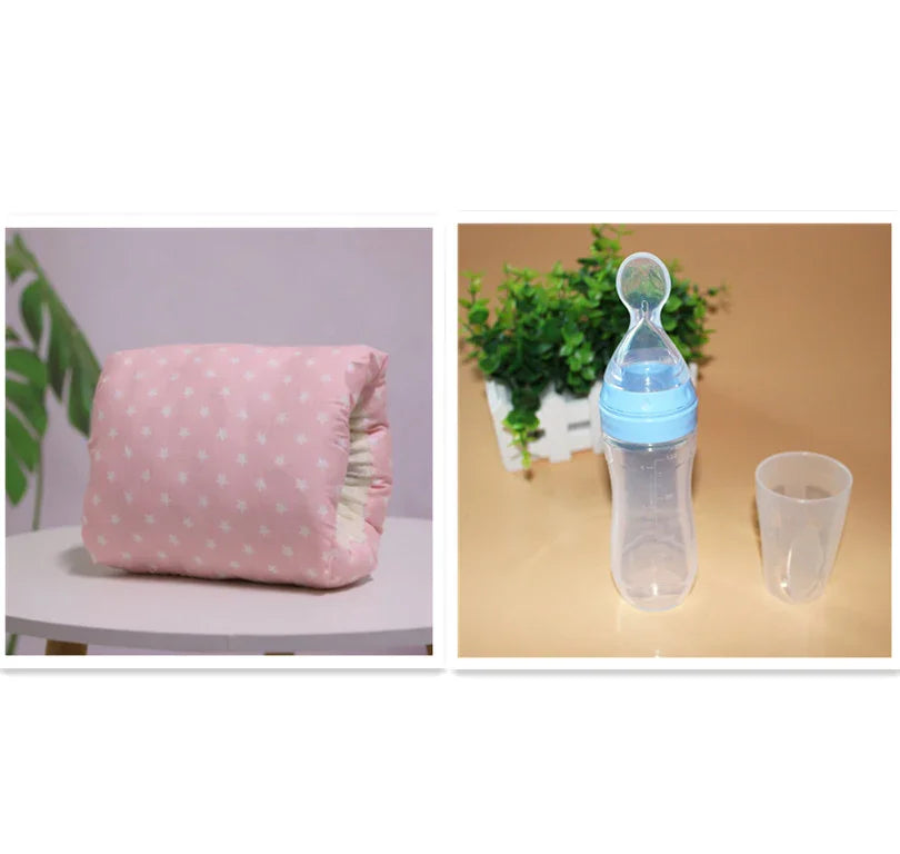 Adjustable Baby Cotton Nursing Arm Pillow | Washable Infant feeding Cushion | Soft Feeding Support Pad for Moms - Kidohop