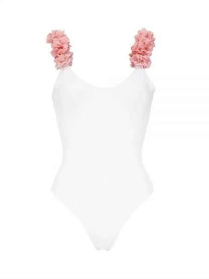 Backless Petal Strap Parent-Child Swimsuit - Kidohop