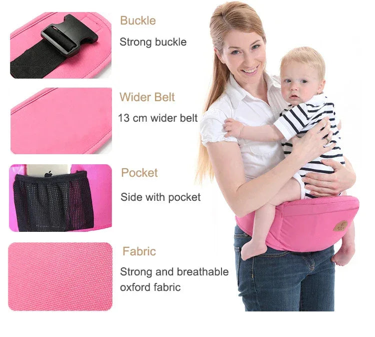 ErgoSupport™ Baby Hip Seat Carrier (Pain-Free Carrying)