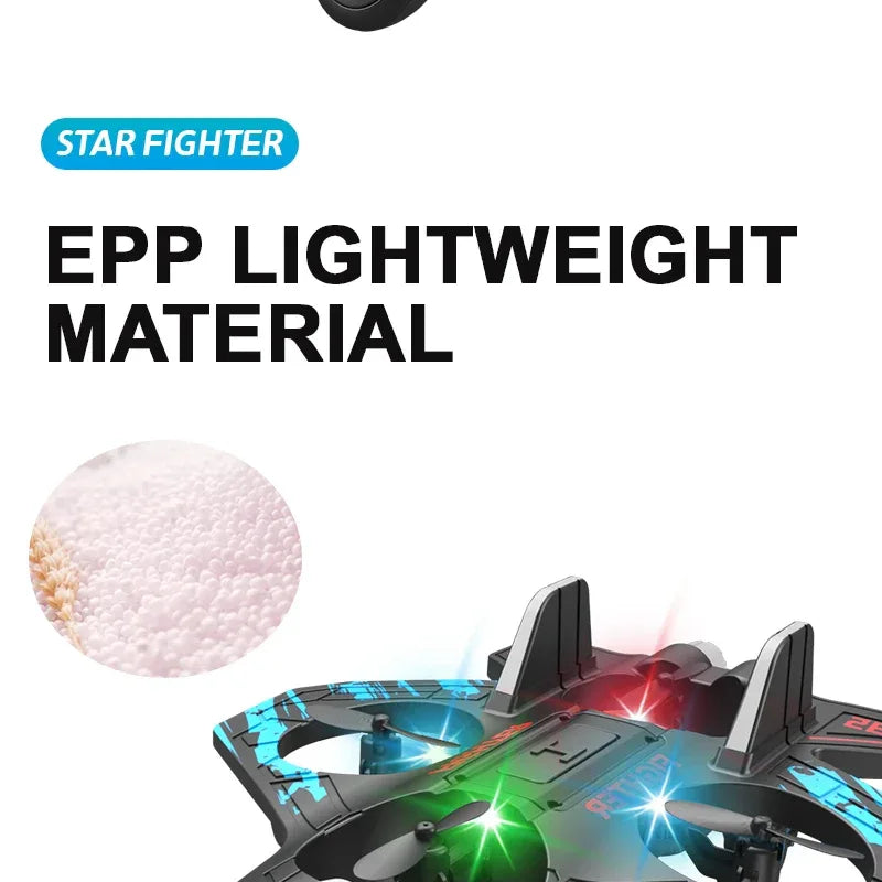 LED RC Fighter Jet – Beginner-Friendly Controls with Stunt Flying for All Ages (Easy to Fly. Exciting to Master. Fun for All Ages)