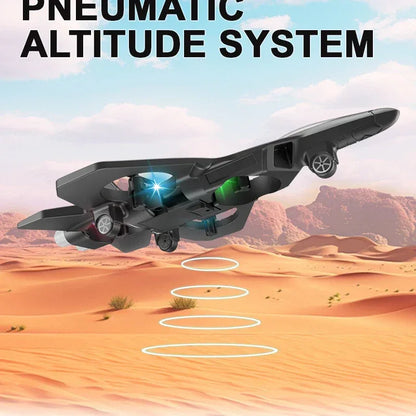 LED RC Fighter Jet – Beginner-Friendly Controls with Stunt Flying for All Ages (Easy to Fly. Exciting to Master. Fun for All Ages)