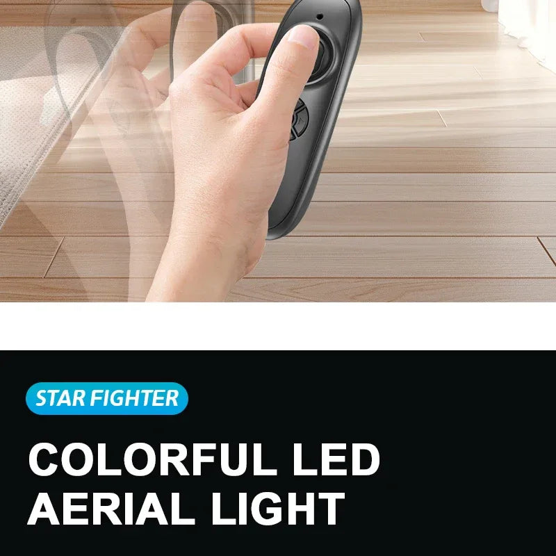 LED RC Fighter Jet – Beginner-Friendly Controls with Stunt Flying for All Ages (Easy to Fly. Exciting to Master. Fun for All Ages)