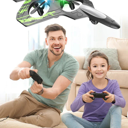 LED RC Fighter Jet – Beginner-Friendly Controls with Stunt Flying for All Ages (Easy to Fly. Exciting to Master. Fun for All Ages)