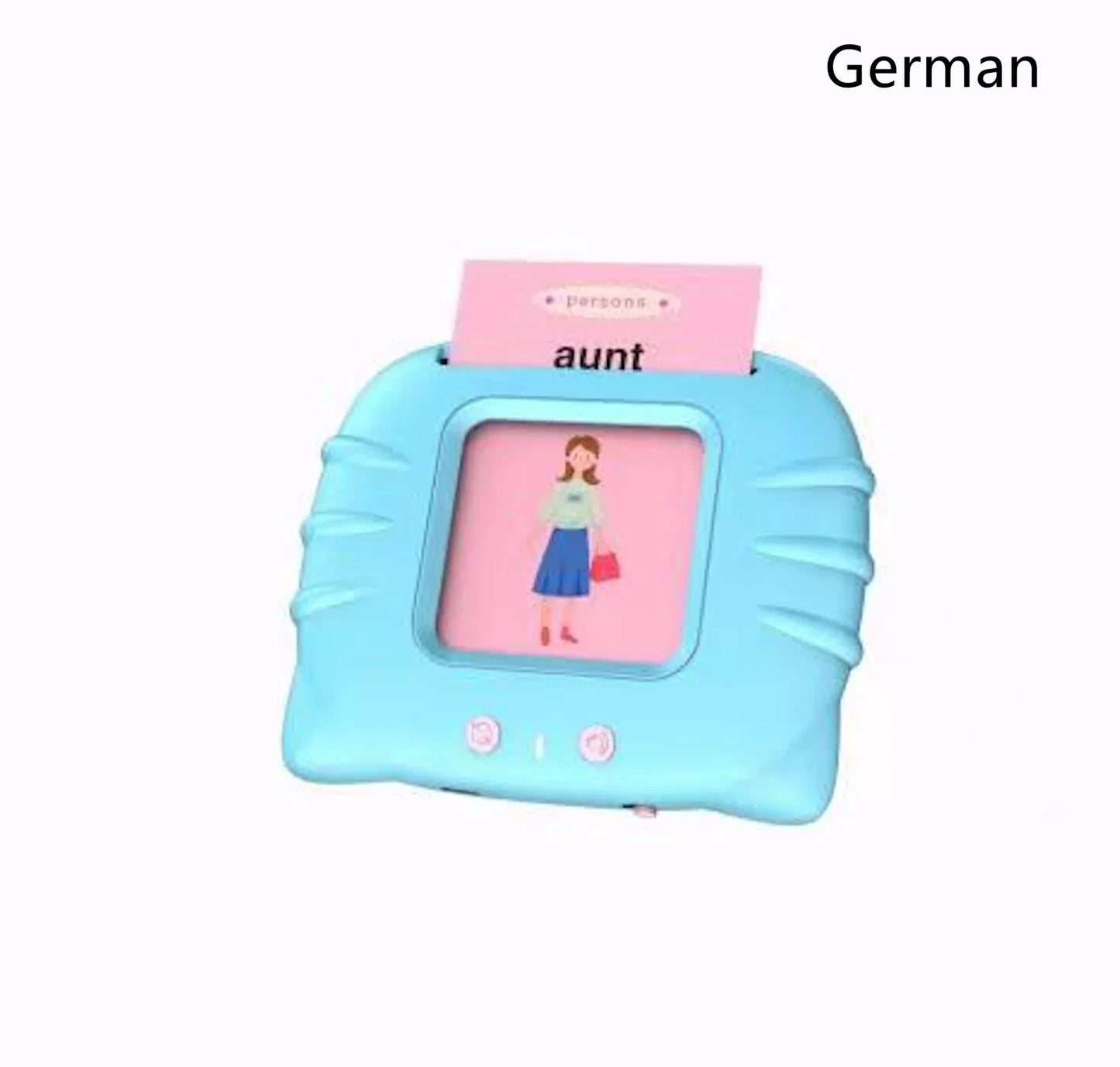 Bilingual Card Early Education Machine | English Learning Toy for Kids | 112 Flash Cards | Rechargeable Talking Educational Device - Kidohop