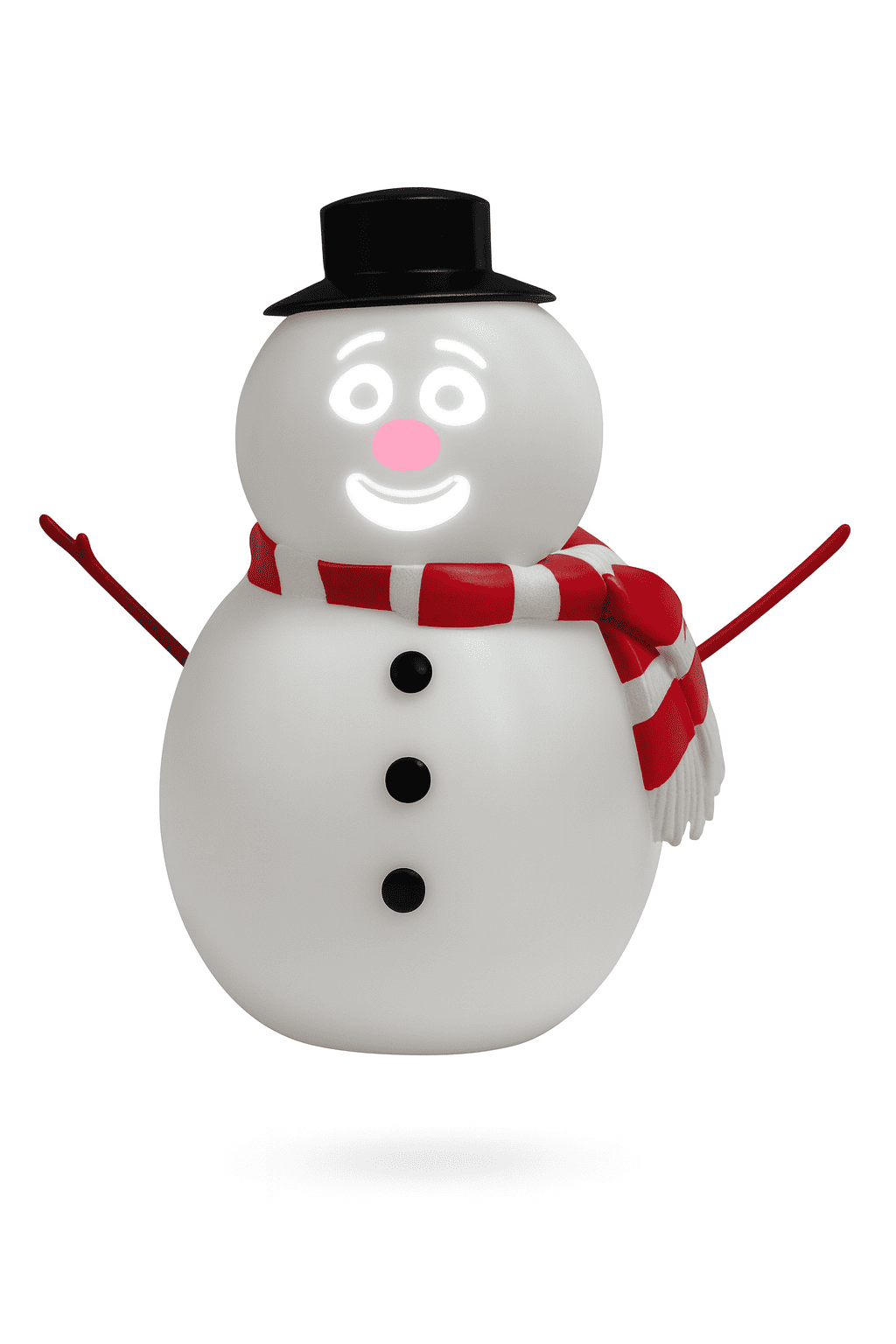 Talking Animated Blink Snowman | Light-Up Eyes & Playful Voice | Christmas Table Decoration & Gift