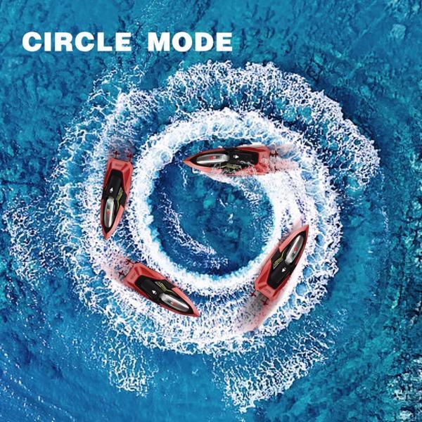 High-Speed RC Boat | Remote Control Boat for Adults & Kids | 20 MPH Racing Ship with Self-Righting & Low Battery Alarm - Kidohop