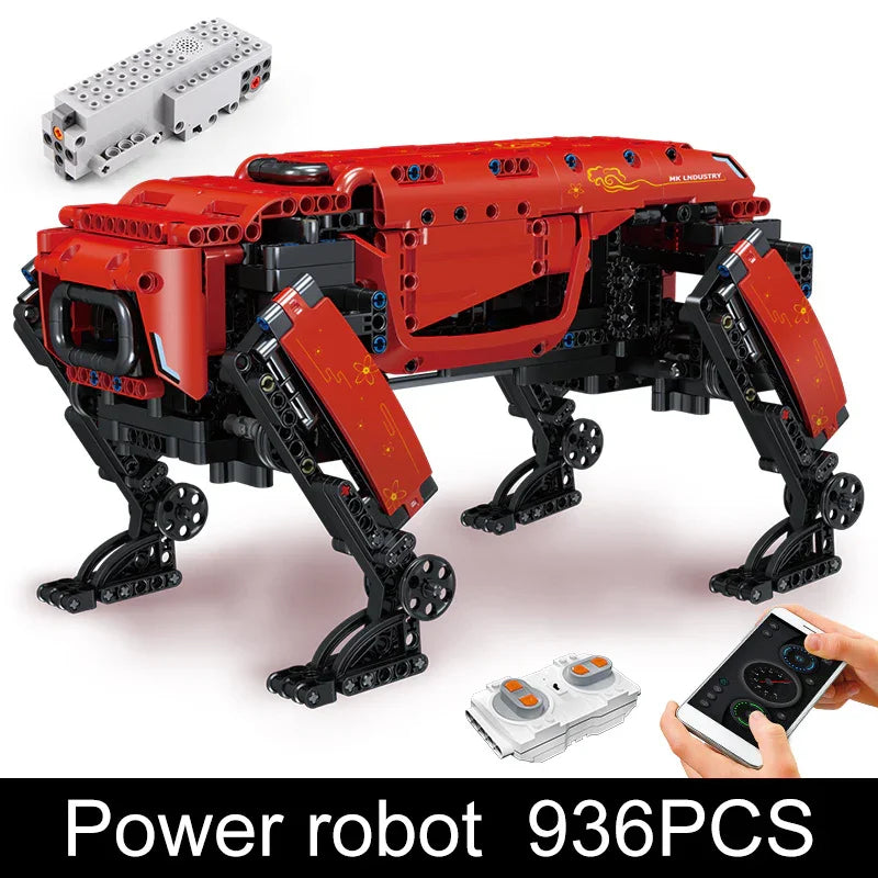 Mechanical Electric Robot Dog – Remote Control Puzzle Assembly Model - Kidohop