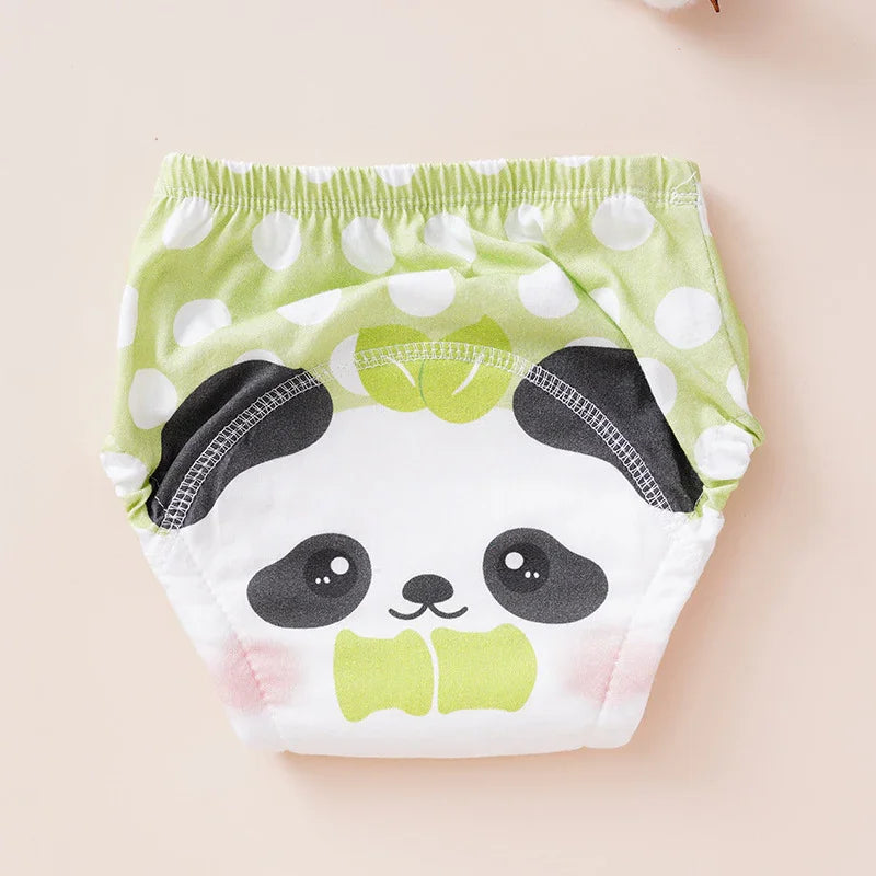 Pure Cotton Reusable Baby Diaper Underwear | Washable Potty Training Pants