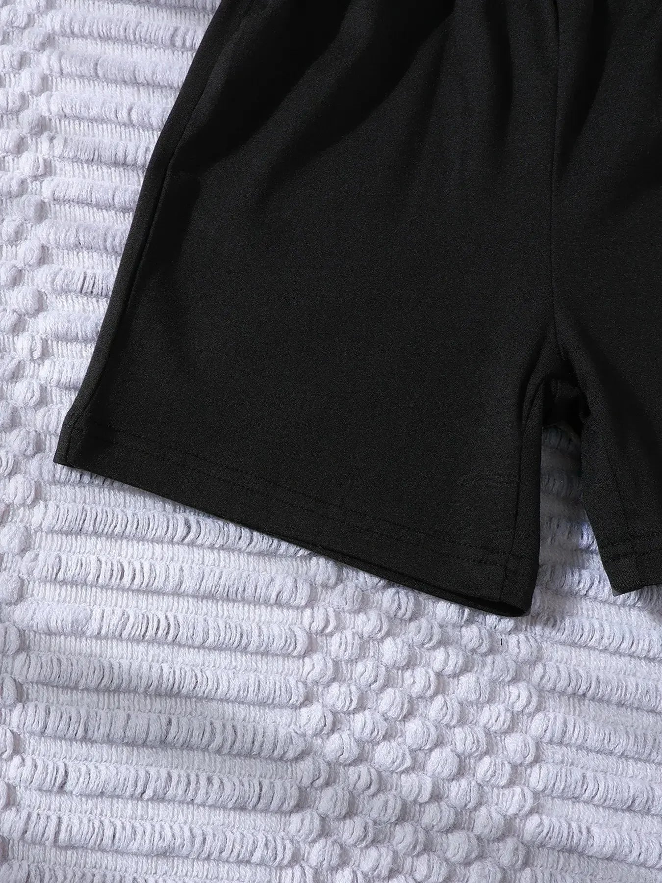 Kids Color Block Short Sleeve Top and Shorts Set – Two-Piece Summer Outfit for Boys &amp; Girls - Kidohop