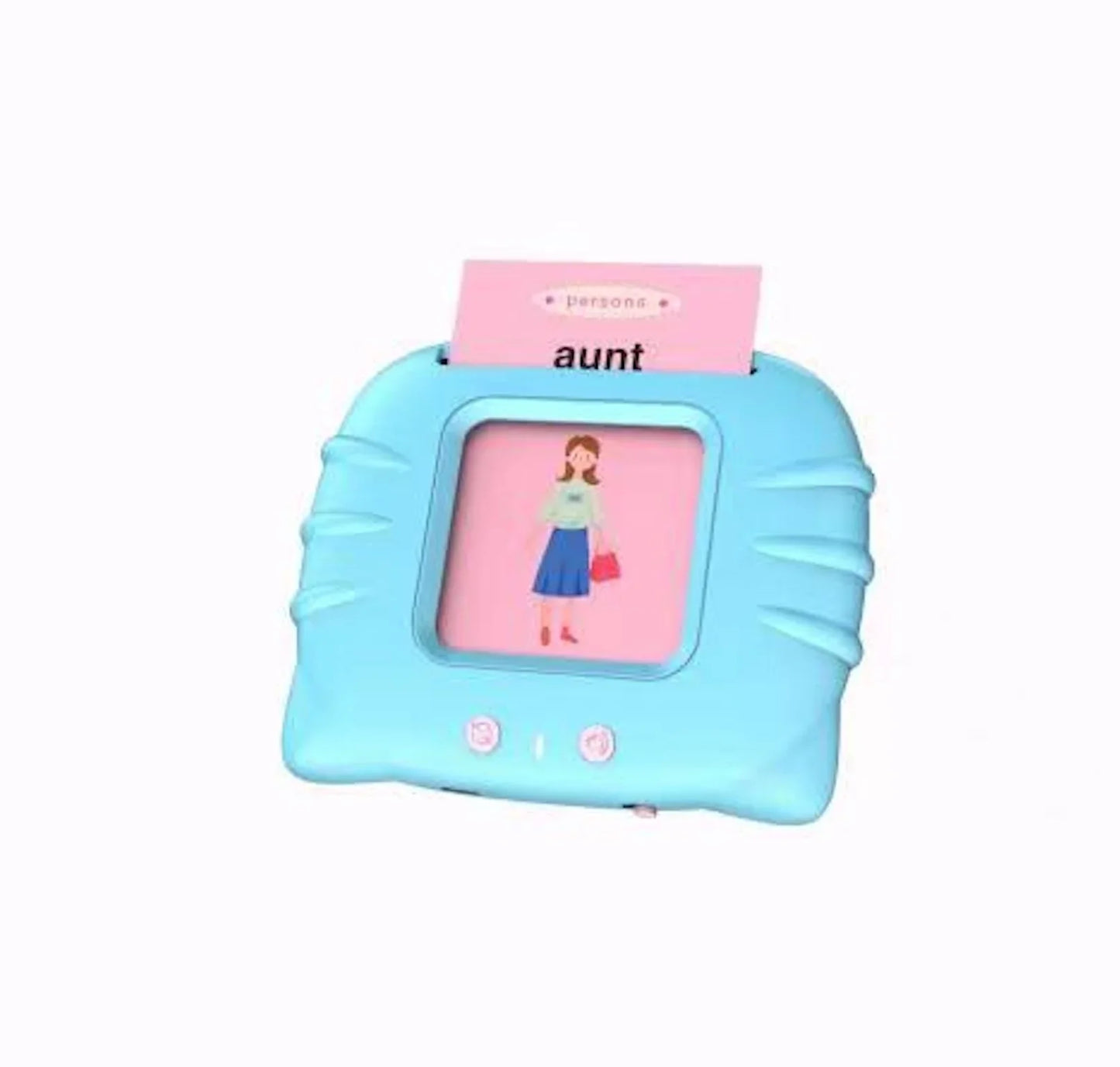 Bilingual Card Early Education Machine | English Learning Toy for Kids | 112 Flash Cards | Rechargeable Talking Educational Device - Kidohop
