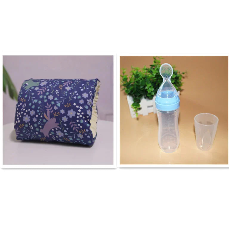 Adjustable Baby Cotton Nursing Arm Pillow | Washable Infant feeding Cushion | Soft Feeding Support Pad for Moms - Kidohop