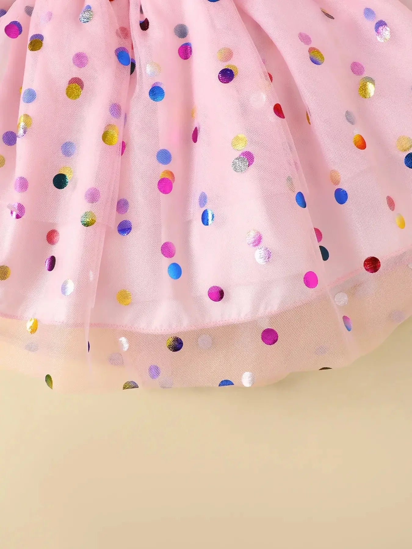 Baby Girls Ruffled Mesh Bodysuit and Skirt Set – Two-Piece Infant Outfit for Newborns &amp; Toddlers - Kidohop