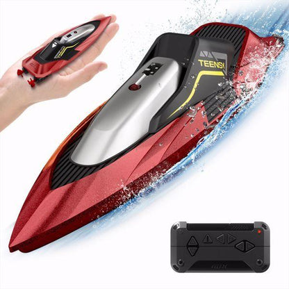 High-Speed RC Boat | Remote Control Boat for Adults & Kids | 20 MPH Racing Ship with Self-Righting & Low Battery Alarm - Kidohop